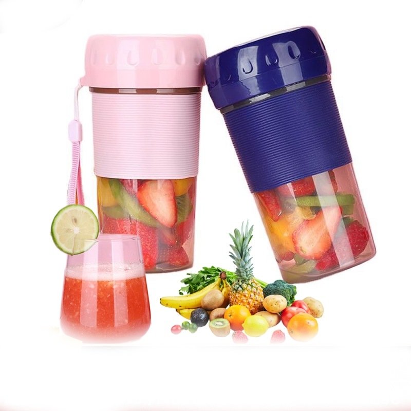 Mini Portable Blender Mixer 300ml USB Rechargeable Handheld Electric Milk Smoothie Fruit Orange Squeezer Juicer Cup Machine