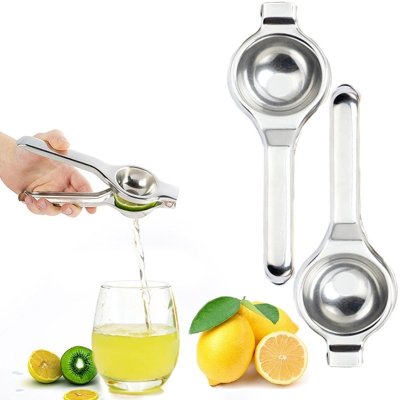 Stainless Steel Lemon Fruits Squeezer Orange Hand Manual Juicer Kitchen Tools Lemon Juicer Orange Queezer Juice Fruit Pressing