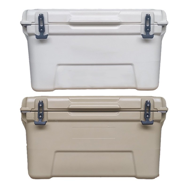 Camping 50L Plastic Outdoor Cooler Wholesale Ice Chest Large Fishing Picnic Ice Freezer Box